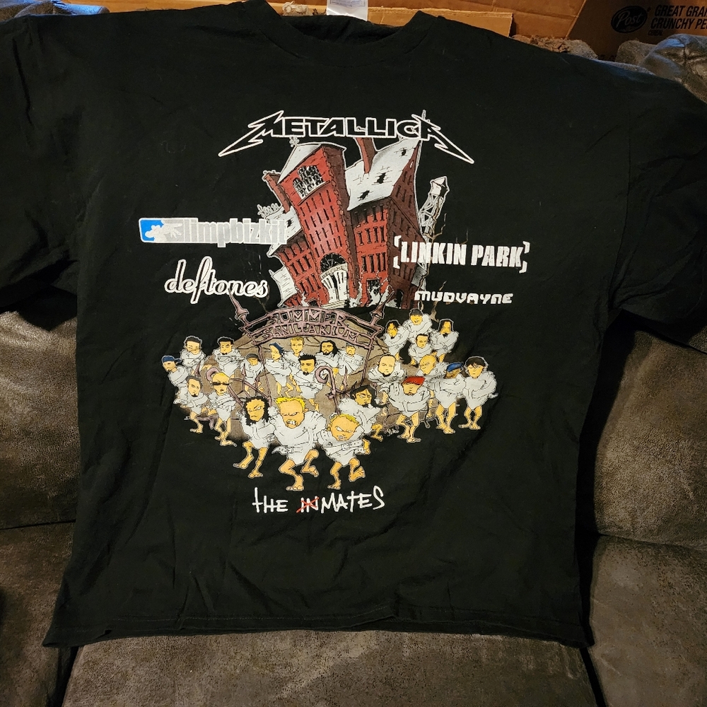 Metallica Summer Sanitarium 2003 Tour Shirt XL